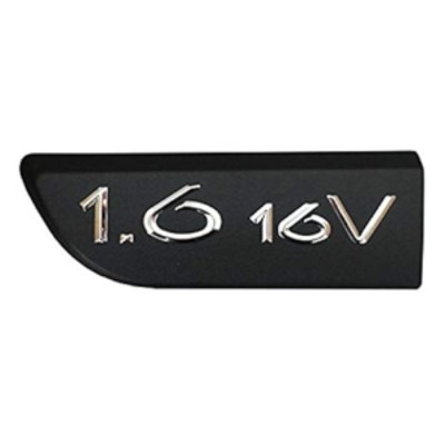 MEGANE 2 KAPI BAND YAZISI "1.6 16V" SOL SİYAH MONOGRAM- YERLİ ÜRETİM