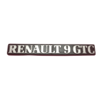 ARKA YAZI "RENAULT 9 GTC"- YERLİ ÜRETİM