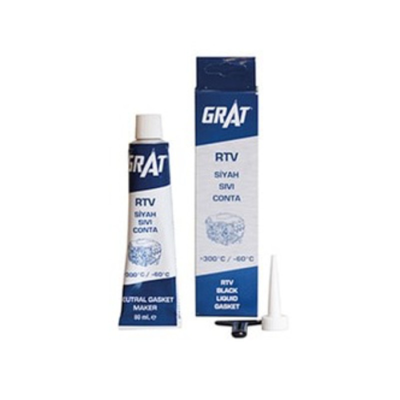 Siyah Sıvı Conta 80ML- GRAT 20510